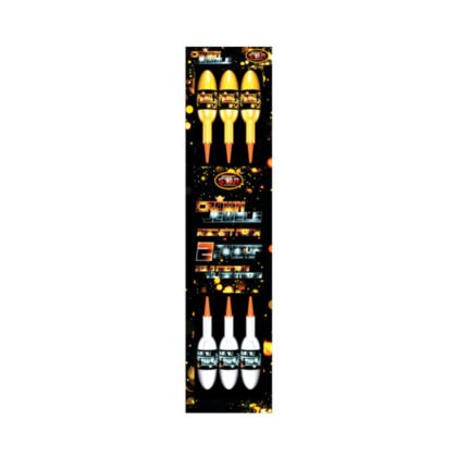 FD347 6012 Crown Jewels Shell Burst Rkts 6pk