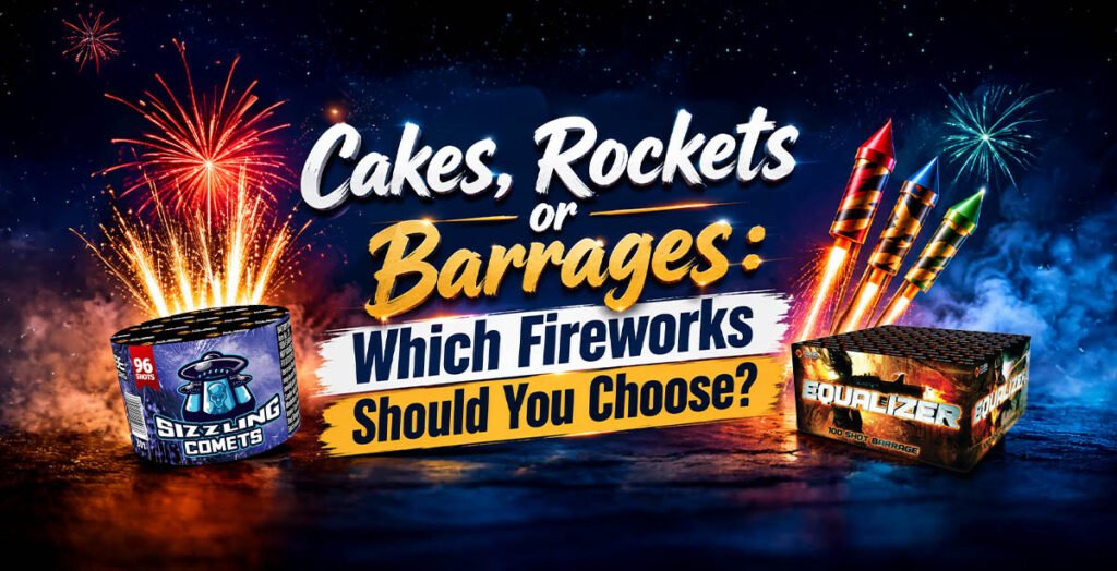 Cakes, Rockets or Barrages: Which Fireworks Should You Choose?
