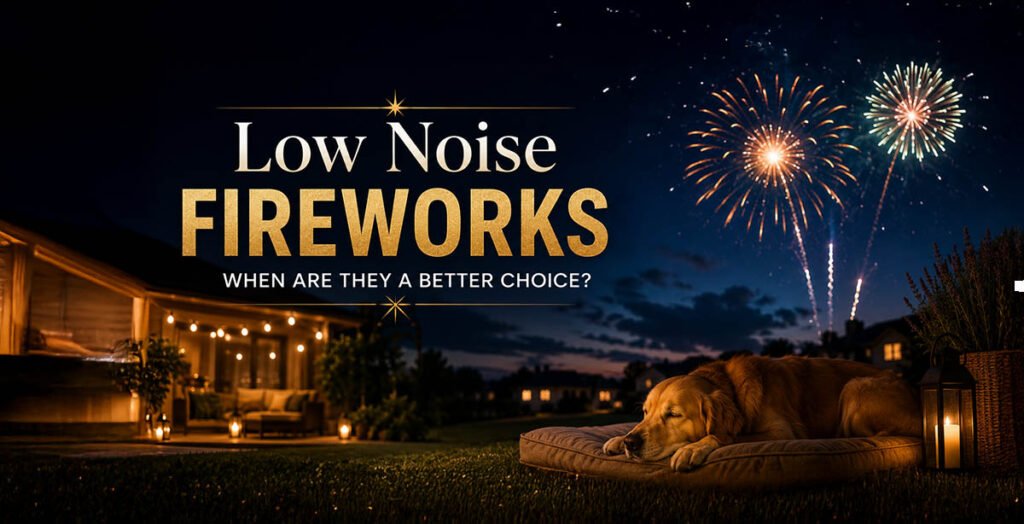 Low Noise Fireworks: When Are They a Better Choice?