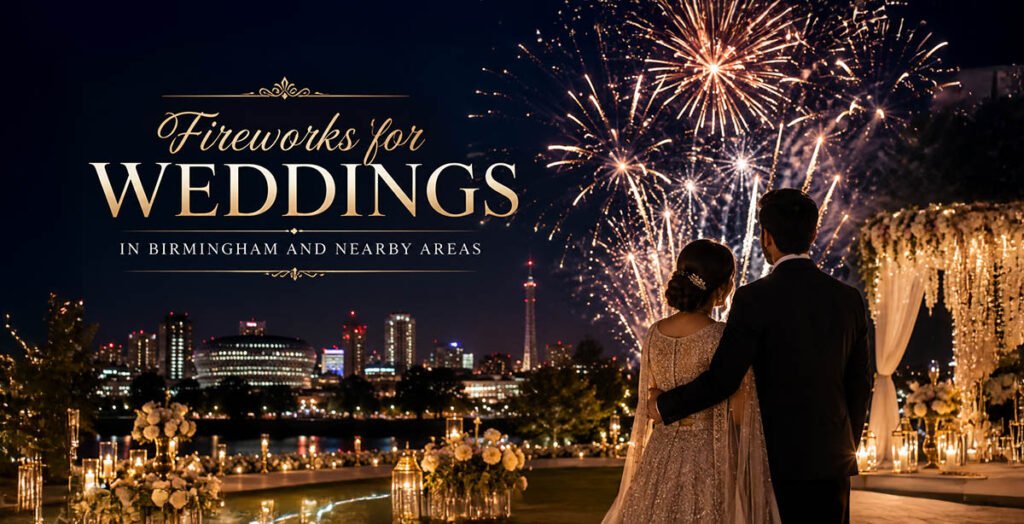 Fireworks for Weddings in Birmingham and Nearby Areas